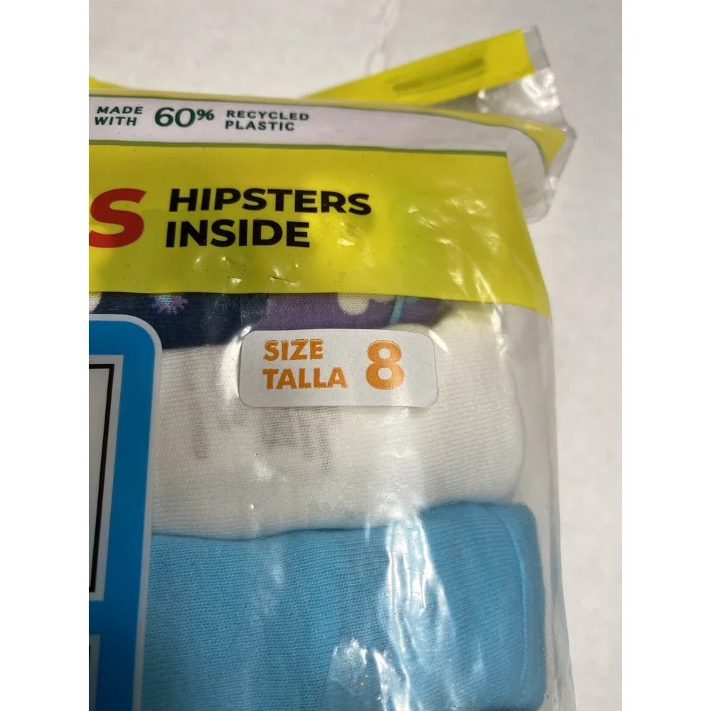 fruit‎ of the loom girls hipsters underwear briefs 18 pairs size 8